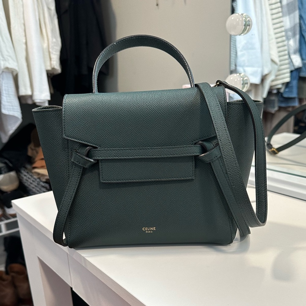 Celine
Belt Bag Textured Leather Nano